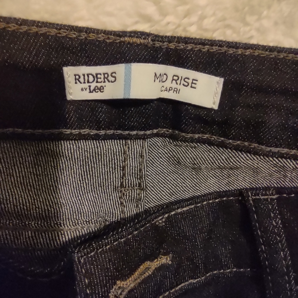 NWT Lee Riders Capri Slender Stretch Size 12 - Picture 2 of 9
